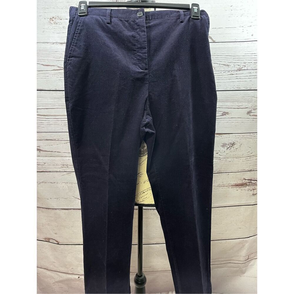 Lands End black size 10 corduroy pants with stretch in back - 2744